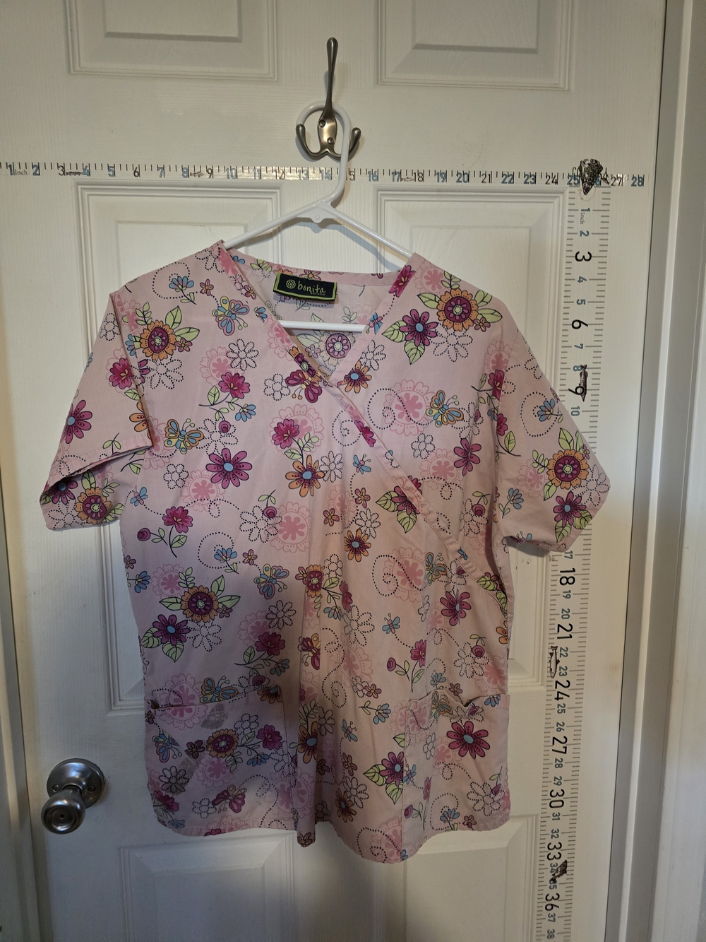 Pink Floral Kids Pajama Top -
